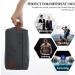 KK Water-Resistant Hanging Travel Toiletry Bag | Spacious Blue Gym Makeup & Shaving Kit for Men & Women - Buy Online on GoSupps.com