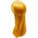 Hairizone Silky Durag Head Wrap Doo Rags for Men Waves Gold
