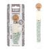 Bibs Pacifier Clip.Pacifier chain.Organic cotton.Danish design cherry shape nipple made in Denmark unit size (0-36 months) Eloise Ivory