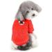 Zweitea Dog Sweater for Small Dogs - Warm Fleece Puppy Jacket | Winter Dog Clothing for Chihuahuas & Cats | Red Size S (1 Pack) - Buy Online on GoSupps.com