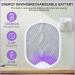 Shop Oziral 2 in 1 Electric Fly Catcher | 3000V USB Rechargeable Insect Trap for Home & Garden - Best Mosquito & Fly Destroyer - Buy Online on GoSupps.com