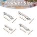 Craftdady 100pcs French Hair Clips - Iron DIY Accessories 4 Sizes (30/39/78mm) - Platinum Finish - Buy Online on GoSupps.com