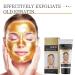 24k Nano Gold Peel-Off Face Mask | Golden Lift & Firming Mask for Blackheads & Pore Cleansing | Premium Collagen Exfoliating Facial Treatment - Buy Online on GoSupps.com