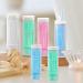 Buy Colored Plastic Toothpicks - 240 Double-Sided Tooth Sticks in Soft Box | Ideal for Kids & Seniors - White Pink Green Blue | International Shipping - Buy Online on GoSupps.com