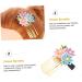 FOMIYES Hairpin Chinese Wedding Decoration Bridal Headpieces for Wedding Bridal Hair Pin Wedding Hair Clip Bridal Hair Accessories Tassel Trim Little Daisy Girl Child Plastic Japan 9X6X2CM Pink Sky-blue Violet - Buy Online on GoSupps.com