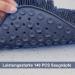 BESKAR Shower Foot Scrubber Mat - Non-Slip Suction Cups Foot Spa Brush for Cleaning & Peeling Reflex Zone Massage Mat Navy Blue - Relax Your Feet! - Buy Online on GoSupps.com
