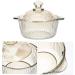 Zerodeko Food Supplies to Go Food Containers with Lids Instant Noodle Bowl Soup Bowls Fruit Bowls Salad Containers with Lids Ramen Noodles Bowl Snacks Container Household Food Bowl Glass 14x14cm As Shown - Buy Online on GoSupps.com