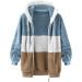 Hanxiulin Women's Oversize Plush Fleece Jacket - Warm Windproof Hiking Coat XL Khaki - Buy Online on GoSupps.com