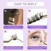 QUEWEL Colored Cluster Lashes Red C/D Curl Mix 8-16mm DIY False Eyelashes - Mega-BrownC-Mix8-16, 72 Count - Buy Online on GoSupps.com
