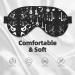 Soft and breathable eye mask with musical symbols perfect for travel and relaxation - Buy Online on GoSupps.com