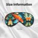 SSIMOO HD Koi Fish Soft Sleep Eye Mask - Breathable Travel Eye Patch for Women | Perfect for Relaxation - Buy Online on GoSupps.com