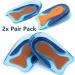 Medipaq Posture Correcting Gel Heel Cushion Pads for Women & Men - 2 Pairs of Large (UK 7-12) Gel Heel Insoles - Heel Support for Plantar Fasciitis - Gel Heel Pads for Plantar Fasciitis L (Pack of 2) - Buy Online on GoSupps.com