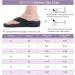 MEGNYA Women Orthopedic Sandals with Arch Support - Plantar Fasciitis Flip Flops for Flat Feet - Comfortable Cushioned Foam Slipper for Outdoor Beach - Size 8, Black - Buy Online on GoSupps.com