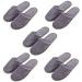 Toruiwa 5 pairs of hotel slippers cotton slippers universal size for