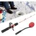Shop Portable Ice Fishing Rod Roll Combo - 56 cm Carbon Fiber Set with Fishing Cord Ice Rink & Shovel for Outdoor Adventures - Buy Online on GoSupps.com