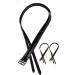 Majestic Ally Genuine Leather English Stirrup Leathers (Pack of 2) Black 54 Inches - Buy Online on GoSupps.com