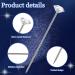 400 PCS Clear Crystal Diamond Head Bouquet Pins for Crafts & Weddings - Style C 400 - Buy Online on GoSupps.com