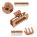 Vsiopy 6pcs 3.5 Inch Claw Clips for Thick & Thin Hair | Girls' & Women's Neutral Hair Accessories | Matte Square Hair Claws - Buy Online on GoSupps.com