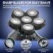 Buy Head Shaver for Men - 6 in 1 Electric Razor for Bald Heads Cordless & Rechargeable | Best Wet & Dry Shaving Kit - Buy Online on GoSupps.com