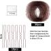 Invisible Hair Nets for Women - 30pcs Elastic Edge Mesh with 20pcs U Shaped Pins Set - Brown | Perfect for Ballet Dance and Buns - Buy Online on GoSupps.com
