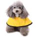 Smalllee Lucky Store Waterproof Dog Rain Jacket with Hood - Adjustable Reflective Raincoat for Small to Large Dogs (4XL Yellow) - Buy Online on GoSupps.com