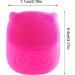 Facial Scrubber | Penguin Shape Vibrating Face Brush - Rechargeable Wash Brush for Deep Cleaning Skin Waterproof Skin Care Face Brushes Red - Buy Online on GoSupps.com