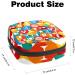 Colorful Summer Elements Menstrual Cup Pouch - Period Bag for Women and Teen Girls - Multi-colored - Buy Online on GoSupps.com