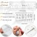 4Pcs Nail Measurement Ruler Set - Acrylic Nails & DIY Manicure Tools | Accurate Size for Nail Art & Rhinestones - Buy Online on GoSupps.com