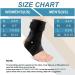 Ankle Brace for Sprained Ankle Support - Side Splint Stabilizers for Heel Pain Relief & Injury Recovery - X-Large Black Wrap for Men & Women - Buy Online on GoSupps.com