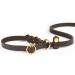 CopcoPet Retriever Agility Leash - Fat Leather & Brass - 1.60m x 18mm Cognac Dog Leash for Superior Durability - Buy Online on GoSupps.com