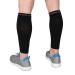 Calf Compression Sleeves For Men & Women - Leg Compression Sleeve - Footless Compression Socks for Shin Splint &Varicose Vein Large Black