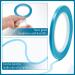 Vinyl Tape for Automotive Paint | High Temperature Low Tack Masking Tape - 5 Rolls (1/16-3/4) - Buy Online on GoSupps.com