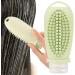 Oshhni 2 in 1 Hair Shampoo Brush & Travel Bottle - 100ml Cleaning Brush - Creative Green Gifts for Hair Care - Buy Online on GoSupps.com