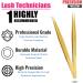 Japanese Stainless Steel Gold Tweezers for Individual Isolation & Classic Lashes - 14cm Curved Degree Eyelash Extension Tool - Buy Online on GoSupps.com