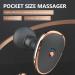Mini Pocket Massage Gun - Relaxation Percussion Back Massager for Lumbar Spine - Portable & Powerful - Black - Buy Online on GoSupps.com