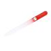 REMOS Nail File made of real tempered glass - double-sided red
