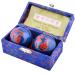 Feng Shui Baoding Chinese Health Snowboards Stress Relief Balls 1.9" (4.8cm) + incl. Red String Bracelet F1108