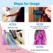 EBANKU 8 Color Hair Chalk Comb Set for Kids Party - Non-toxic & Washable Hair Chalk for Halloween & Cosplay - Works on All Hair Colors - Buy Online on GoSupps.com