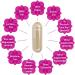Madena Symbio Intestinal Bacteria - Vegan Probiotic Complex with Lactobacillus & Bifidobacterium Inulin & Vitamin C 50 Capsules | Supports Digestive Health - Buy Online on GoSupps.com
