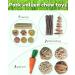Pweituoet Rabbit Toys for Small Animals - 100% Natural Handmade Chew Treats for Bunny, Hamster, Guinea Pig, Chinchilla, Rat | Variety of 14 Types - Buy Online on GoSupps.com