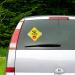 Cobee Baby on Board Car Warning Signs 2 Pcs - 5x5 Safety Sign with Double Suction Cups - Reusable Baby in Car Sticker for Window - Durable Decal (Style-E) - Buy Online on GoSupps.com