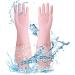 Cleaning Gloves Professional PVC Dish Gloves Reusable | Long Cuff Plush Lining Household Cleaning Gloves Shuying - Buy Online on GoSupps.com