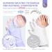 Saviland UV Gloves for Gel Nails - UPF200+ Protection & Nail Care | Nail Lamp Curing Gels & Skincare | Ideal Gift for Women - Purple - Buy Online on GoSupps.com