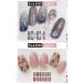 NAITOKI Nail Art Stickers - Self-Adhesive Fashion Manicure Film & Tickers for Beautiful DIY Nail Decorations - B-08 - Buy Online on GoSupps.com