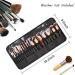 Travel Makeup Brush Holder & Organizer Bag for Women - Black Small Cosmetic Pouch for Brushes & Artist Supplies (Brushes Not Included) - Buy Online on GoSupps.com