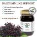 Just Goodness 333 Organic Elderberry Syrup (16 Fl Ounces) Immune Support for Adults & Kids | All-Natural Antioxidant-Rich Sambucus Elderberry Supplement - Buy Online on GoSupps.com