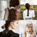 Shop Colorful Satin Hair Ties - 6 Silk Scrunchies & Ponytail Bands for Women | Premium Hair Accessories - Buy Online on GoSupps.com