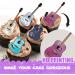 18pcs Glitter Popular Singer Guitar Dessert Cupcake Topper Cheer to Worldwide Concert Theme Decor Pick for Fan Men Women Happy Birthday Party Decorations Supplies - Buy Online on GoSupps.com
