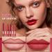 Erinde 3PCS Matte Lipstick & Lip Liner Set - Waterproof Long-Lasting Crayon Makeup Warm Red Brown Shades #07 #08 #09 - Buy Online on GoSupps.com