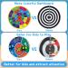 Dioju Dart Board for Kids - Double Sided Dartboard with 12 Sticky Balls | Indoor Outdoor Sport Toys for Boys & Girls | Target Action Game for Ages 3-12 | Perfect Birthday Party Gift - Buy Online on GoSupps.com
